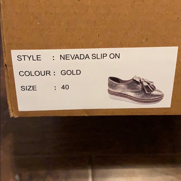 Gold Free People Slip On - Picture 2 of 5